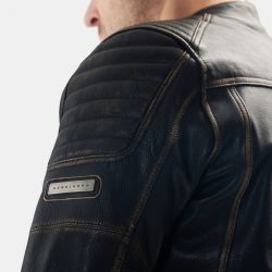 KURTKA MOTOCYKLOWA SKÓRZANA REBELHORN HUNTER 2 VINTAGE BROWN 
