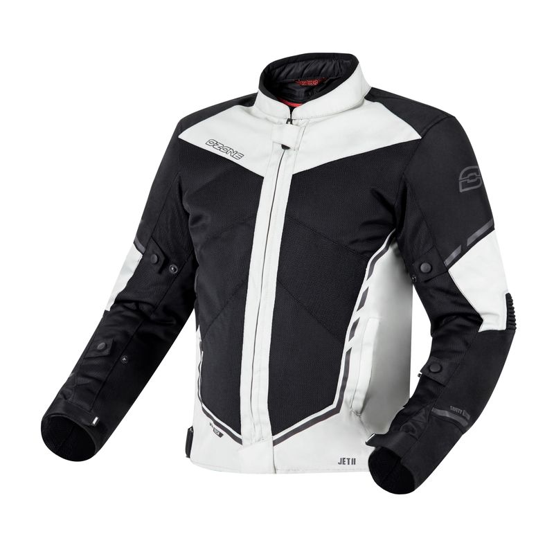 KURTKA MOTOCYKLOWA TEKSTYLNA OZONE JET 2 BLACK 