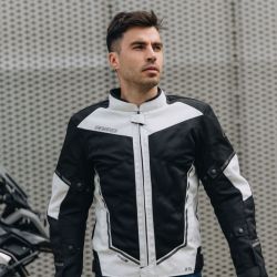KURTKA MOTOCYKLOWA TEKSTYLNA OZONE JET 2 BLACK 