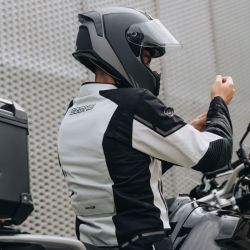 KURTKA MOTOCYKLOWA TEKSTYLNA OZONE JET 2 BLACK 