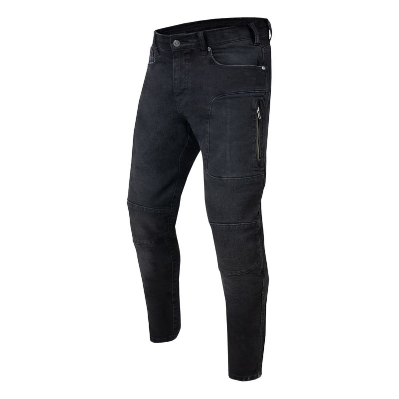 JEANSY MOTOCYKLOWE REBELHORN RAGE 2 TAPERED FIT WASHED BLACK JEANSY MOTOCYKLOWE REBELHORN RAGE 2 TAPERED FIT WASHED BLACK