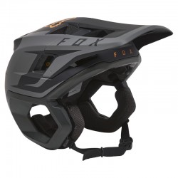 KASK ROWEROWY FOX DROPFRAME PRO SIDESWIPE BLACK/GOLD  ENDURO CROSS