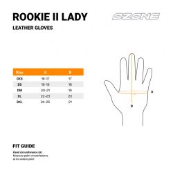 RĘKAWICE MOTOCYKLOWE DAMSKIE OZONE ROOKIE 2 BLACK 