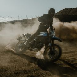 KURTKA MOTOCYKLOWA SKÓRZANA REBELHORN RUNNER 3 BLACK 