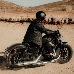 KURTKA MOTOCYKLOWA SKÓRZANA REBELHORN RUNNER 3 VINTAGE BROWN 