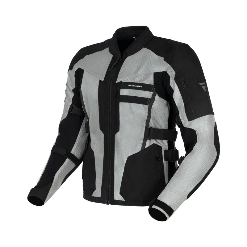 KURTKA MOTOCYKLOWA TEKSTYLNA REBELHORN SCANDAL 2 SILVER BLACK 