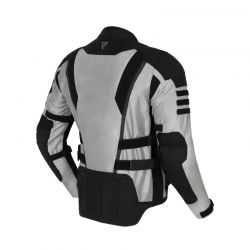 KURTKA MOTOCYKLOWA TEKSTYLNA REBELHORN SCANDAL 2 SILVER BLACK 