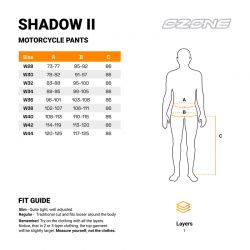 JEANSY MOTOCYKLOWE OZONE SHADOW 2 BLACK 28/34