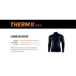 KOSZULKA TERMOAKTYWNA Z DŁUGIM RĘKAWEM REBELHORN THERM 2 BLACK GREY 