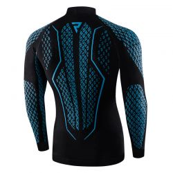 KOSZULKA TERMOAKTYWNA Z DŁUGIM RĘKAWEM REBELHORN THERM 2 BLACK BLUE 