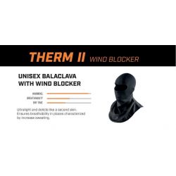 KOMINIARKA TERMOAKTYWNA Z WINDSTOPPEREM REBELHORN THERM 2 BLACK GREY 