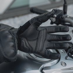 RĘKAWICE MOTOCYKLOWE REBELHORN THUG 2 PERFOROWANE BLACK 