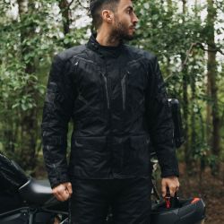 KURTKA MOTOCYKLOWA TEKSTYLNA OZONE TOUR 3 BLACK 