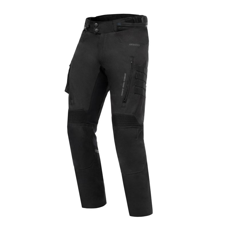 SPODNIE MOTOCYKLOWE TEKSTYLNE OZONE UNION 2 BLACK 