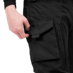 SPODNIE MOTOCYKLOWE TEKSTYLNE OZONE UNION 2 BLACK 