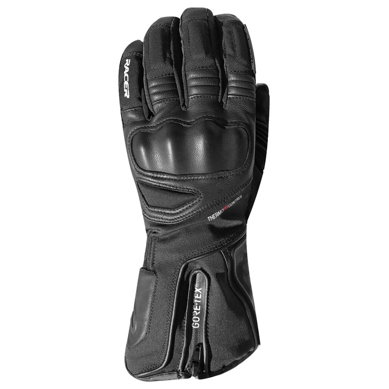 RĘKAWICE SKÓRZANO-TEKSTYLNE RACER DYNAMIC 4 GTX BLACK 