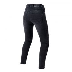 JEANSY MOTOCYKLOWE DAMSKIE OZONE AGNESS 2 WASHED BLACK 