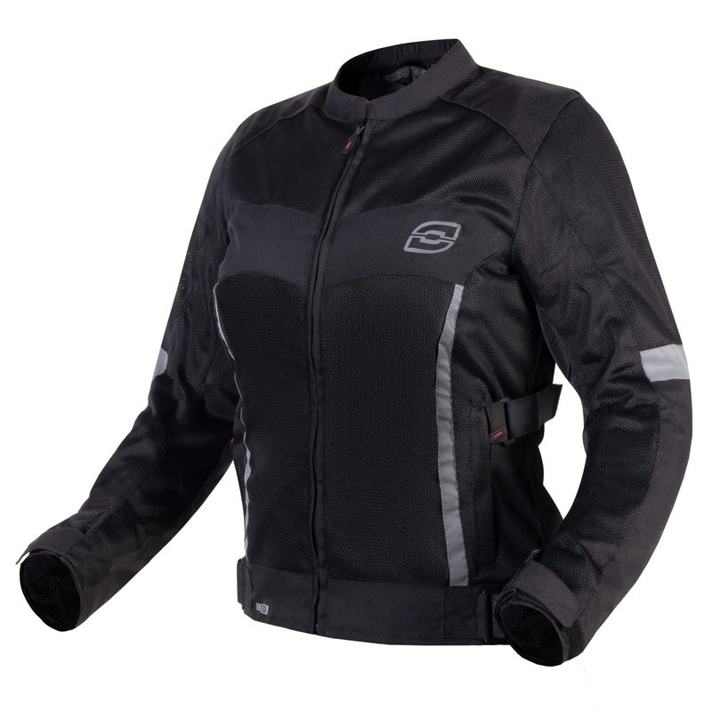 KURTKA MOTOCYKLOWA TEKSTYLNA DAMSKA OZONE DART BLACK 