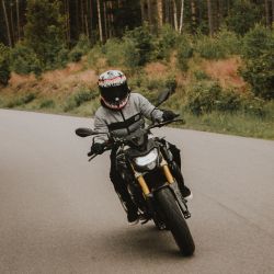 KURTKA MOTOCYKLOWA TEKSTYLNA DAMSKA OZONE DART SILVER BLACK 