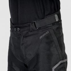 SPODNIE MOTOCYKLOWE TEKSTYLNE DAMSKIE OZONE FLOW BLACK 