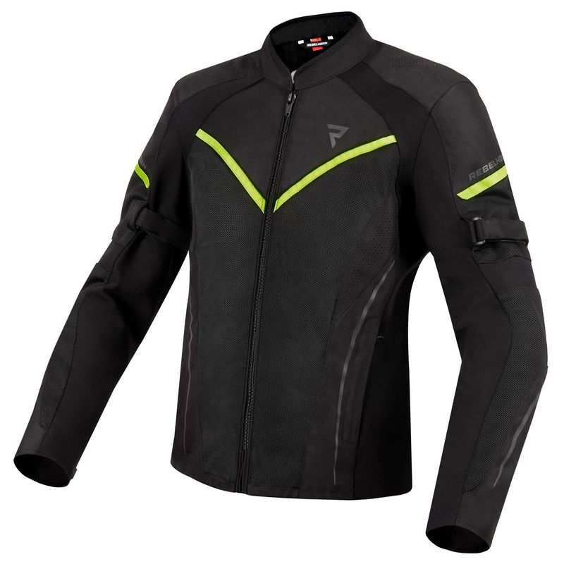 KURTKA MOTOCYKLOWA TEKSTYLNA DAMSKA REBELHORN FLUX BLACK FLUO YELLOW KURTKA MOTOCYKLOWA TEKSTYLNA DAMSKA REBELHORN FLUX BLACK FLUO YELLOW