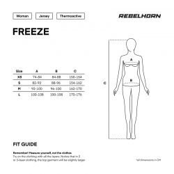 KOSZULKA TERMOAKTYWNA Z DŁUGIM RĘKAWEM DAMSKA REBELHORN FREEZE 2 CAMO 