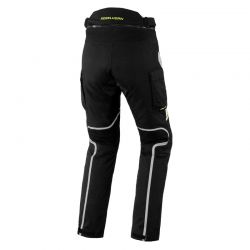 SPODNIE MOTOCYKLOWE TEKSTYLNE DAMSKIE REBELHORN HARDY 2 GREY BLACK FLUO YELLOW 