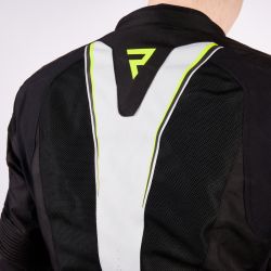 KURTKA MOTOCYKLOWA TEKSTYLNA DAMSKA REBELHORN HIFLOW 4 BLACK SILVER FLUO YELLOW 