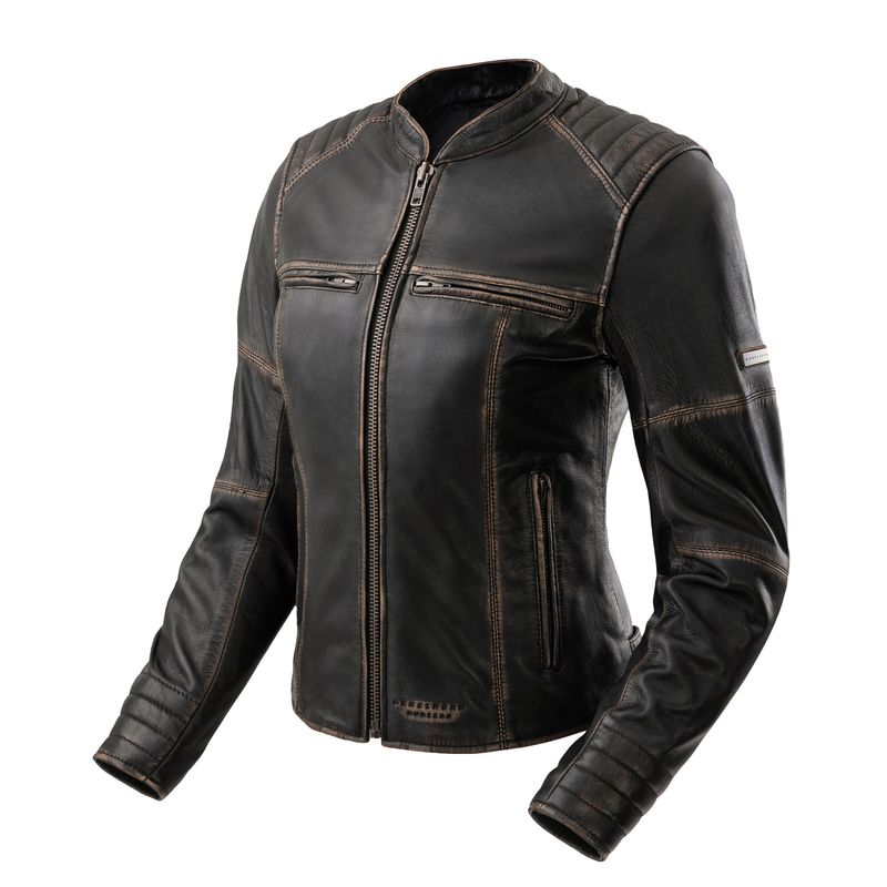 KURTKA MOTOCYKLOWA SKÓRZANA DAMSKA REBELHORN HUNTER 2 VINTAGE BROWN KURTKA MOTOCYKLOWA SKÓRZANA DAMSKA REBELHORN HUNTER 2 VINTAGE BROWN