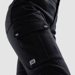 JEANSY MOTOCYKLOWE DAMSKIE OZONE JANE JOGGER FIT BLACK 24/30