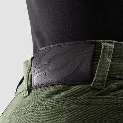 JEANSY MOTOCYKLOWE DAMSKIE OZONE JANE JOGGER FIT OLIVE 26/30