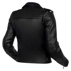 KURTKA MOTOCYKLOWA SKÓRZANA DAMSKA OZONE RAMONES BLACK 