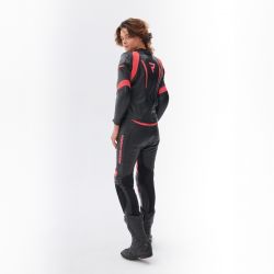 KURTKA MOTOCYKLOWA SKÓRZANA DAMSKA REBELHORN REBEL PINK BLACK 
