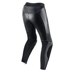 SPODNIE MOTOCYKLOWE SKÓRZANE DAMSKIE REBELHORN REBEL BLACK 