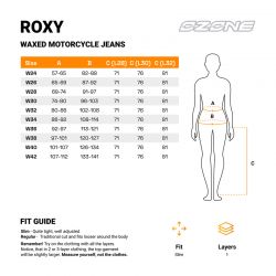 JEANSY MOTOCYKLOWE DAMSKIE OZONE ROXY WAXED BLACK 24/30
