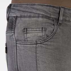 JEANSY MOTOCYKLOWE DAMSKIE OZONE ROXY WASHED BLACK 34/30
