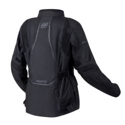 KURTKA MOTOCYKLOWA TEKSTYLNA DAMSKA OZONE SAHARA BLACK 