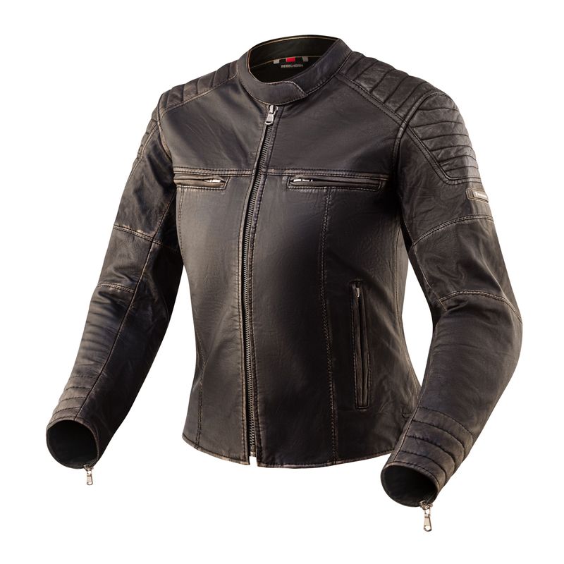 KURTKA MOTOCYKLOWA SKÓRZANA DAMSKA REBELHORN HUNTER PRO VINTAGE BLACK KURTKA MOTOCYKLOWA SKÓRZANA DAMSKA REBELHORN HUNTER PRO VINTAGE BLACK