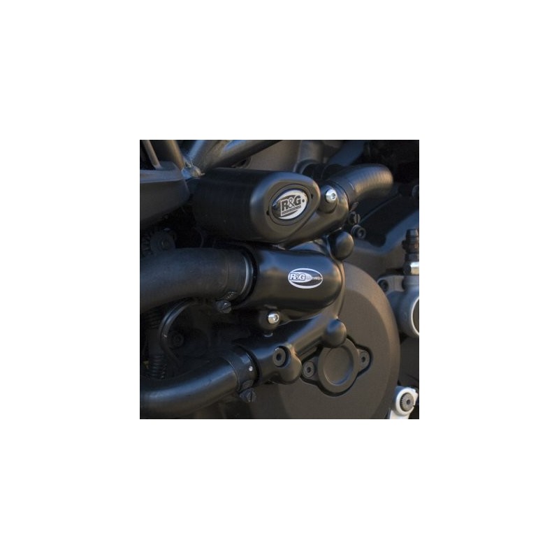 OSŁONA SILNIKA RG RACING DUCATI DIAVEL, LEWA STRONA OSŁONA POMPY WODY BLACK