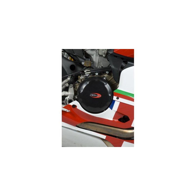 OSŁONA SILNIKA RG RACING DUCATI 959/1199/1299/V2 PANIGALE, PRAWA STRONA OSŁONA SPRZĘGŁA BLACK