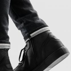JEANSY MOTOCYKLOWE DAMSKIE REBELHORN BRONCO MONOLAYER WASHED BLACK 24/30