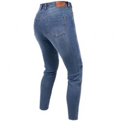 JEANSY MOTOCYKLOWE DAMSKIE REBELHORN CLASSIC 3 SLIM FIT WASHED BLUE 24/28