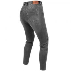 JEANSY MOTOCYKLOWE DAMSKIE REBELHORN CLASSIC 3 SKINNY FIT WASHED GREY 24/30