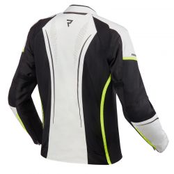 KURTKA MOTOCYKLOWA TEKSTYLNA DAMSKA REBELHORN FLUX BLACK ICE FLUO YELLOW 