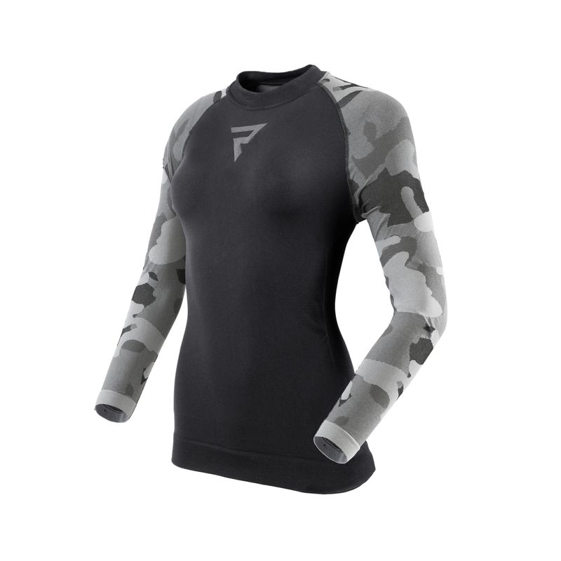 KOSZULKA TERMOAKTYWNA Z DŁUGIM RĘKAWEM DAMSKA REBELHORN FREEZE 2 CAMO KOSZULKA TERMOAKTYWNA Z DŁUGIM RĘKAWEM DAMSKA REBELHORN FREEZE 2 CAMO