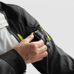 KURTKA MOTOCYKLOWA TEKSTYLNA DAMSKA REBELHORN HARDY 3.0 BLACK GREY FLUO YELLOW 