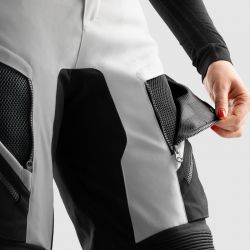 SPODNIE MOTOCYKLOWE TEKSTYLNE DAMSKIE REBELHORN HARDY 3.0 BLACK GREY 
