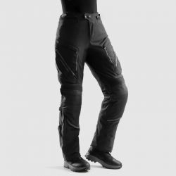 SPODNIE MOTOCYKLOWE TEKSTYLNE DAMSKIE REBELHORN HARDY 3.0 BLACK (KRÓTKA NOGAWKA) 