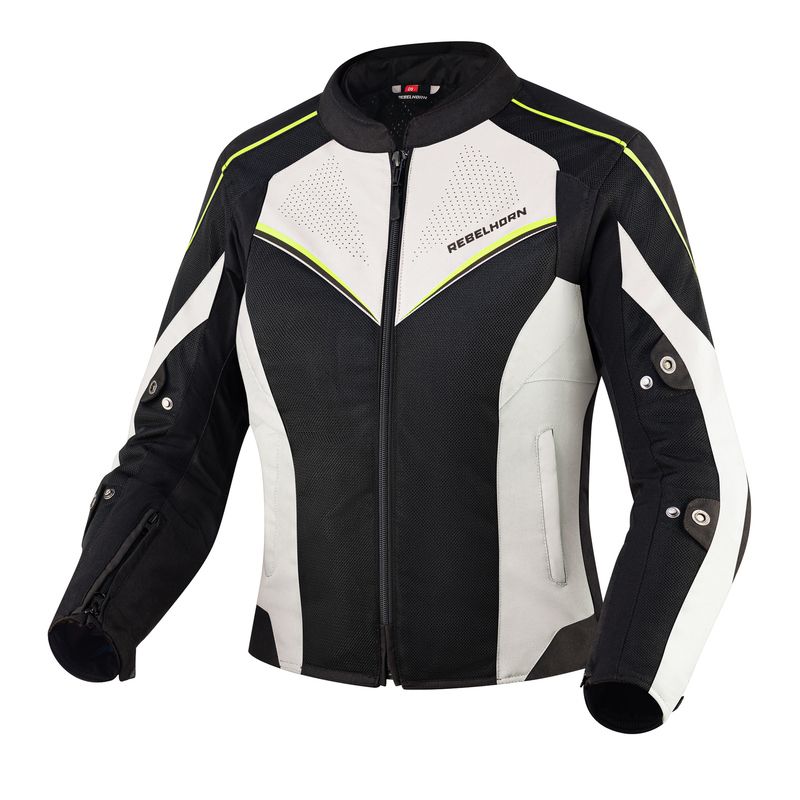 KURTKA MOTOCYKLOWA TEKSTYLNA DAMSKA REBELHORN HIFLOW 4 BLACK SILVER FLUO YELLOW KURTKA MOTOCYKLOWA TEKSTYLNA DAMSKA REBELHORN HIFLOW 4 BLACK SILVER FLUO YELLOW