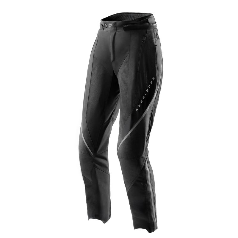 SPODNIE MOTOCYKLOWE TEKSTYLNE DAMSKIE REBELHORN HIFLOW 5 BLACK 